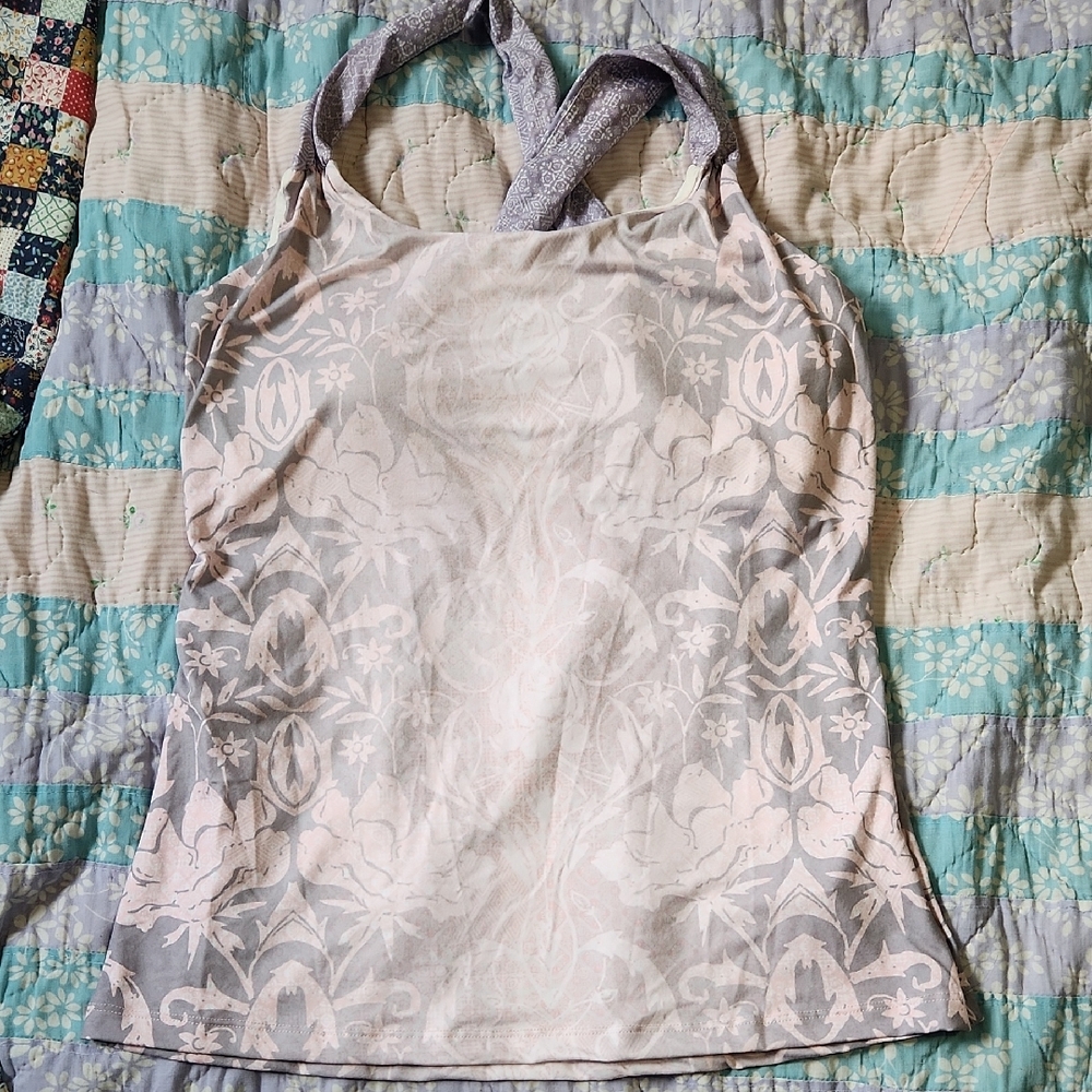 Prana Lavender Patterned Top
